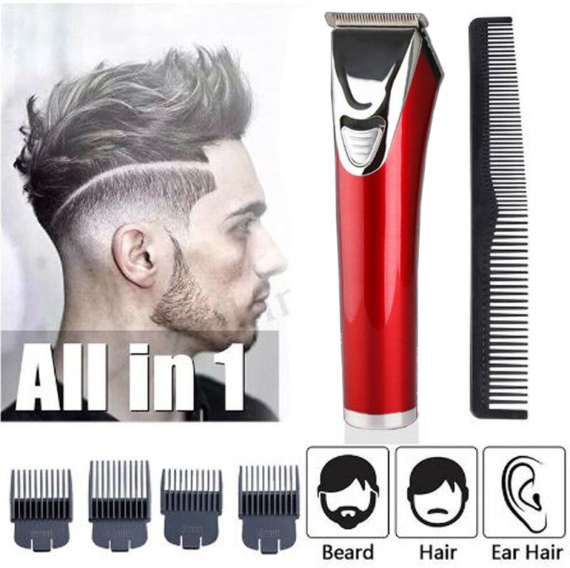 KMI Professional Hair Trimmer Electric Hair Clipper Beard Trimmer Trimmer 60 min Runtime 4 Length Settings  (Multicolor)