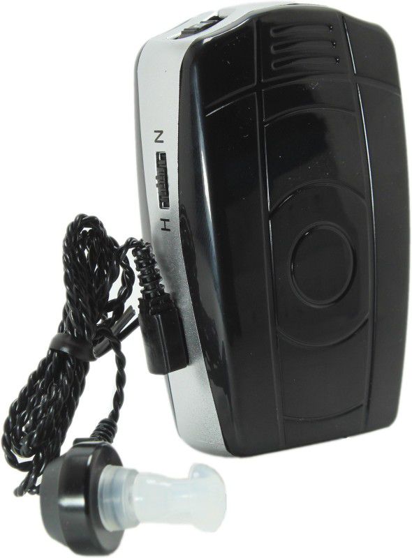 Dishan Axon V-68 High Power listening Device kaan ki Machine Ear Machine For Old Age- 8 Volume Setup Sound Enhancement Amplifier Pocket Model Hearing Aid  (Black)