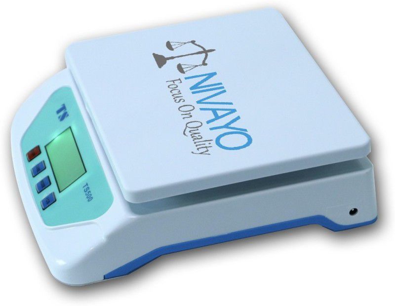 NIVAYO ®TS-500 Kitchen Household Weighing Scale TS-500 | 30 Kg Weight Capacity, # Qualtiy Machines # For Kitchen Use Weighing Scale (TS-500)(Platform Size: (6.8 x 8.5) inch, White),C-63, Weighing Scale (White) Weighing Scale  (White)