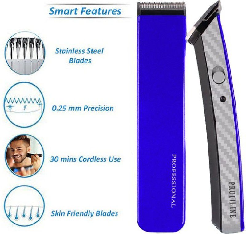 Profiline Professional Barber Machines Hair Trimmer Trimmer 45 min Runtime 1 Length Settings  (Multicolor)