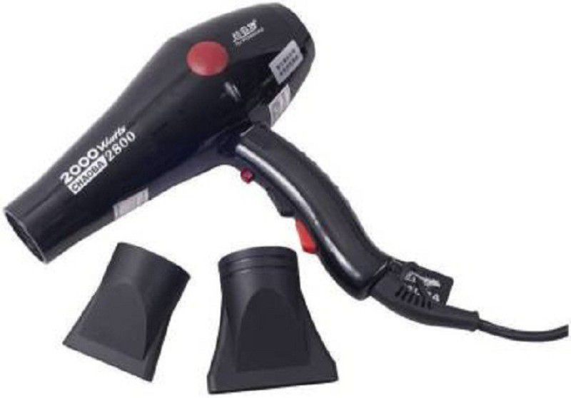 crownmart PROFESSIONAL HOT AND COLD 2800 Hair Dryer  (2000 W, Black)
