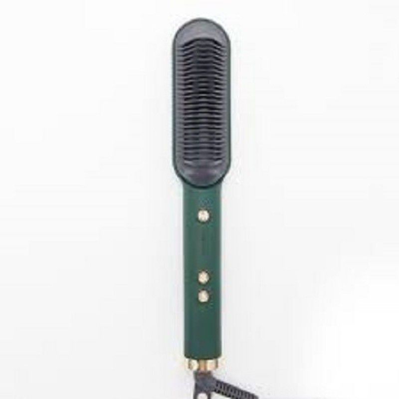 Pink Tokri Hair Style Straightener Heating Comb 5 Temperature Control Brush HSBC101 201 Hair Styler  (Black)
