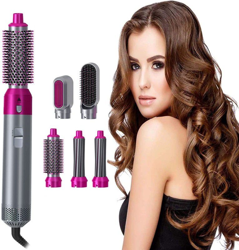 ZRV Hot Air Styler Hair Dryer Comb Styling Tool for Curly Hair Straightening Curling Electric Hair Curler  (Barrel Diameter: 10 cm)