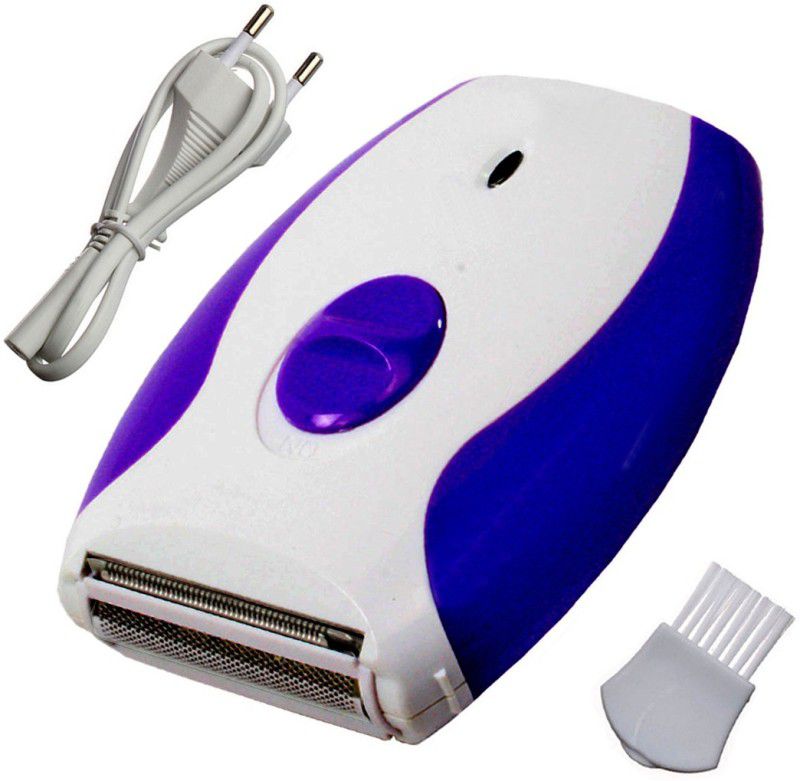 JM 2in1 Rechargeable Waterproof Trimmer Full Body Hair Cordless Epilator  (Purple, White)