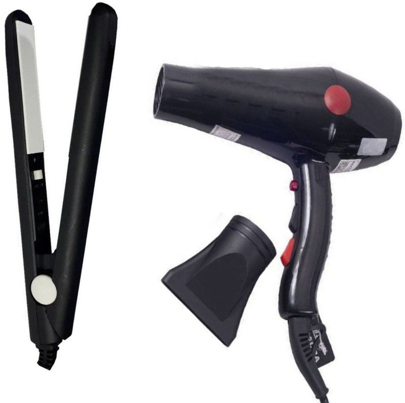 DKEAGO Combo of 2800 Dryer and mini salon straightener Personal Care Appliance Combo  (Hair Straightener, Hair Dryer)