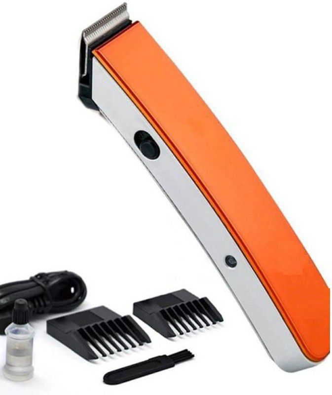 Profiline Hair Beard216 rechargeable cordless hair and beard trimmer for men's Body Groomer 60 min Runtime 3 Length Settings  (Orange)