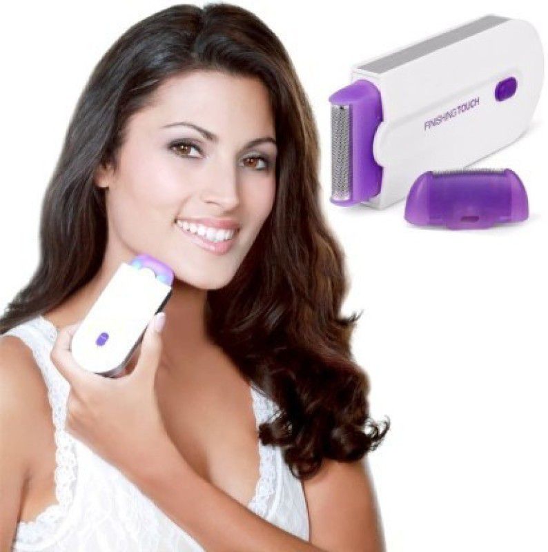 SR Online Finishing Touch Hair Removal Machine for Women - Electric Mini Facial Hair Remover for Face, Arms, Legs, Upper Lips, Chin & Cheeks, with Sensa-light Technology, White Color Runtime Runtime: 200 min Body Groomer for Men & Women  (Multicolor)
