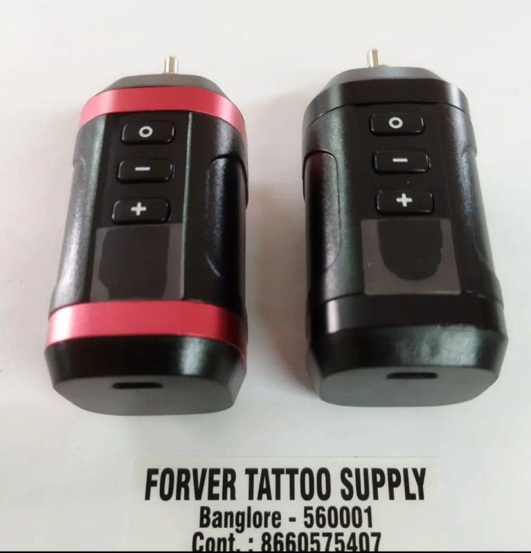 Mumbai Tattoo Pneumatic Tattoo Machine  (Black, Black and red mix)
