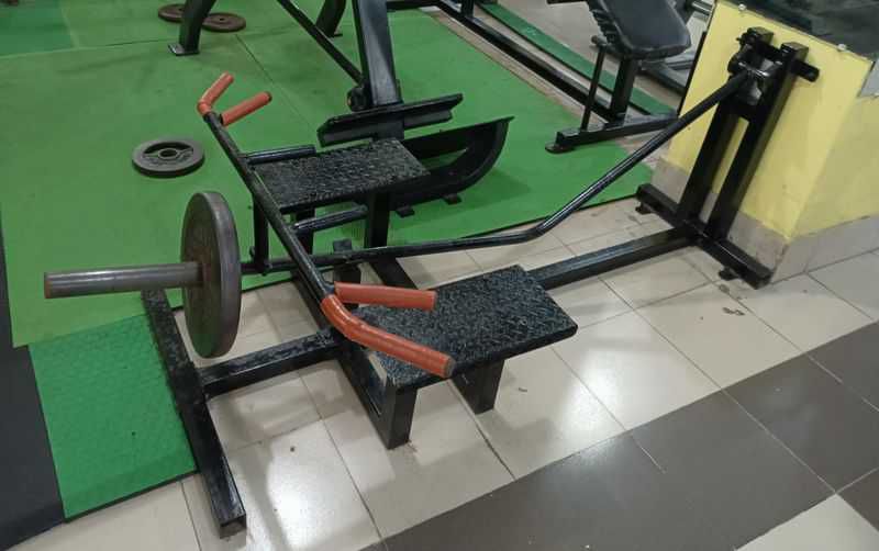 back exercise machine T bar row