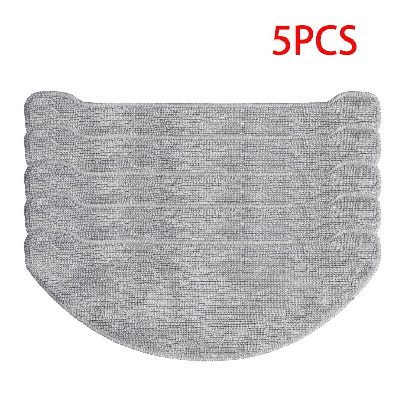 For ROIDEVE Plus Vacuum Cleaner Parts Dust Bag Disposable Wipes Repetitive Mop Accessories-5PCS  wipes