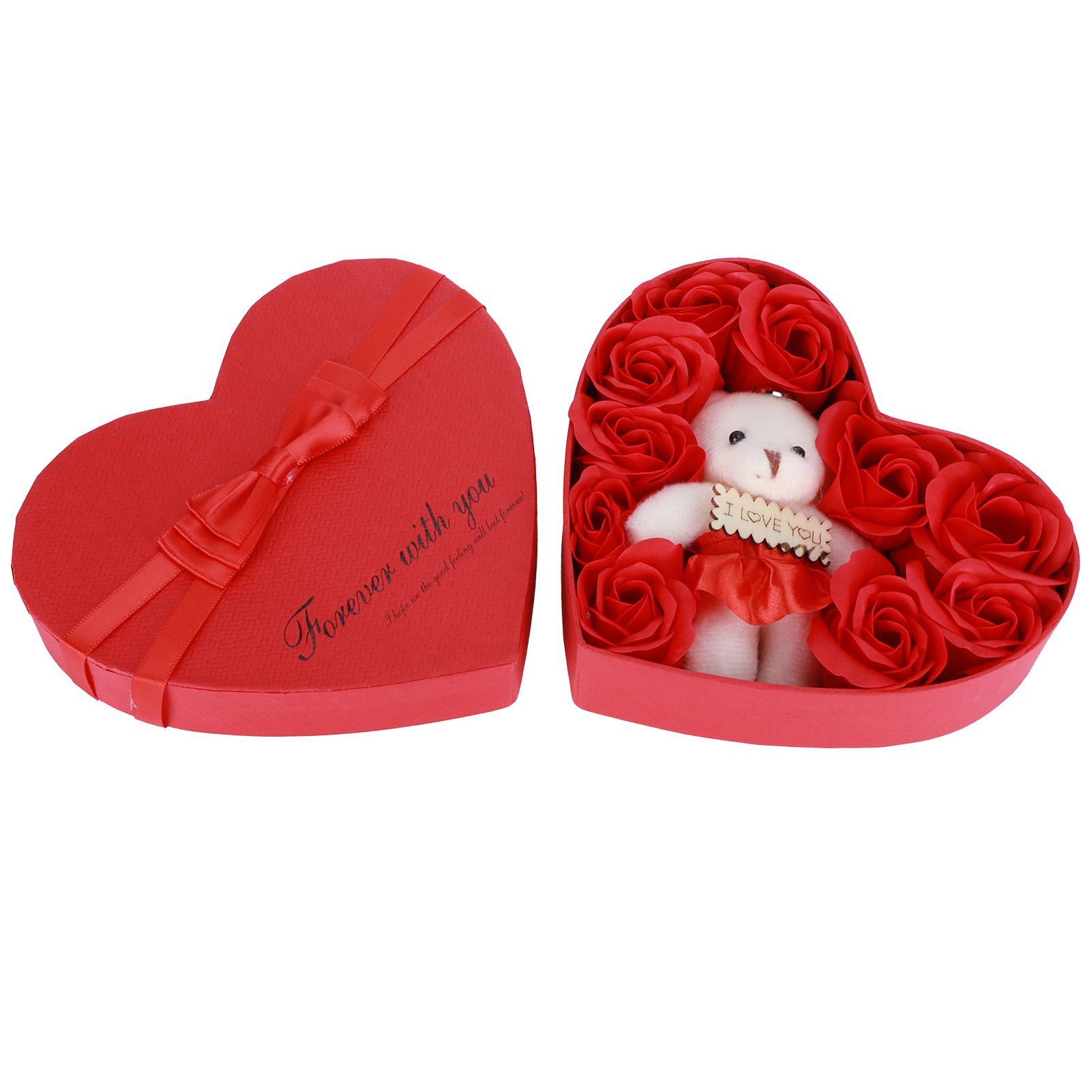 Flowers Gift Box With Fragrance Wedding Decor Flower Valentine's Day for Women Friends Girls