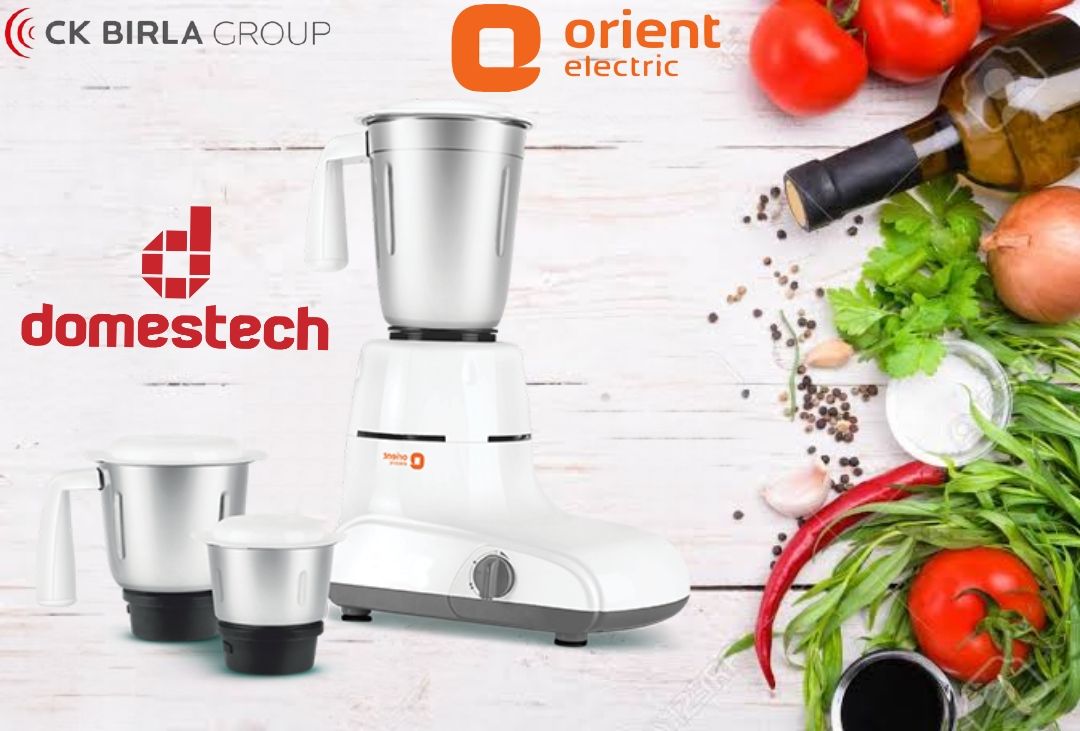 Orient Aquilla 550 Watts (3 Jars) Mixer Grinder / Blender / Juicer