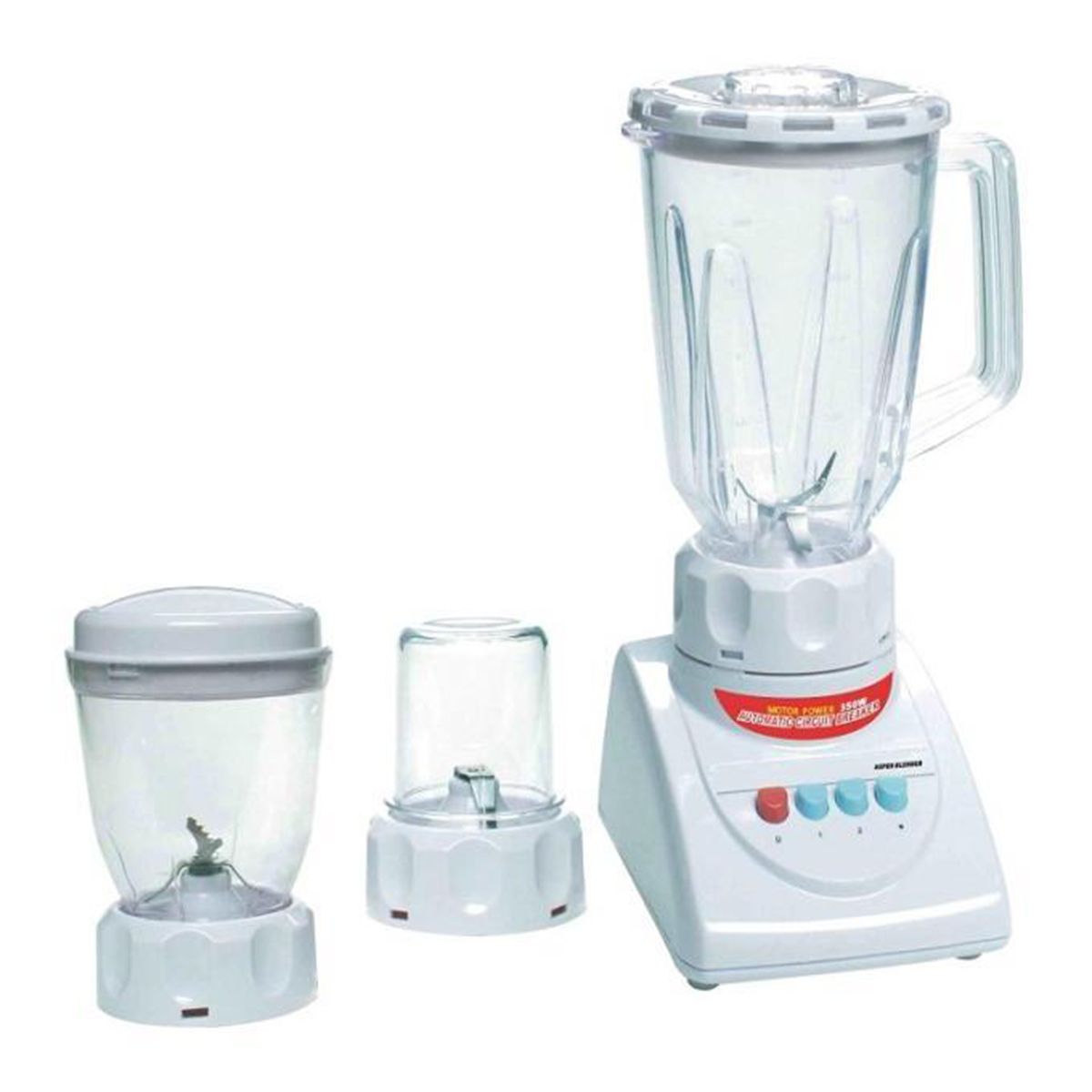 DL-718 4 in 1 4/8 Speeds Electric Food Blender - White