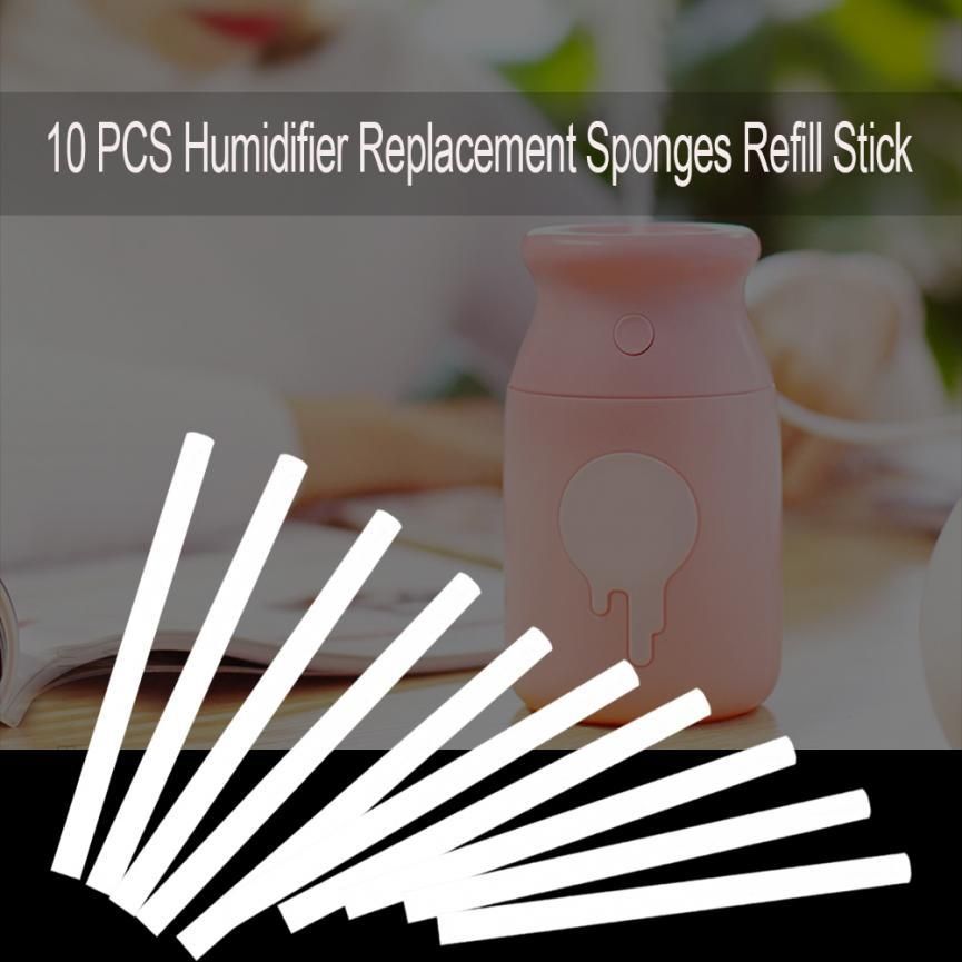 10 Packs Mini Portable Personal USB Humidifier Replacement Sponges Refill Stick