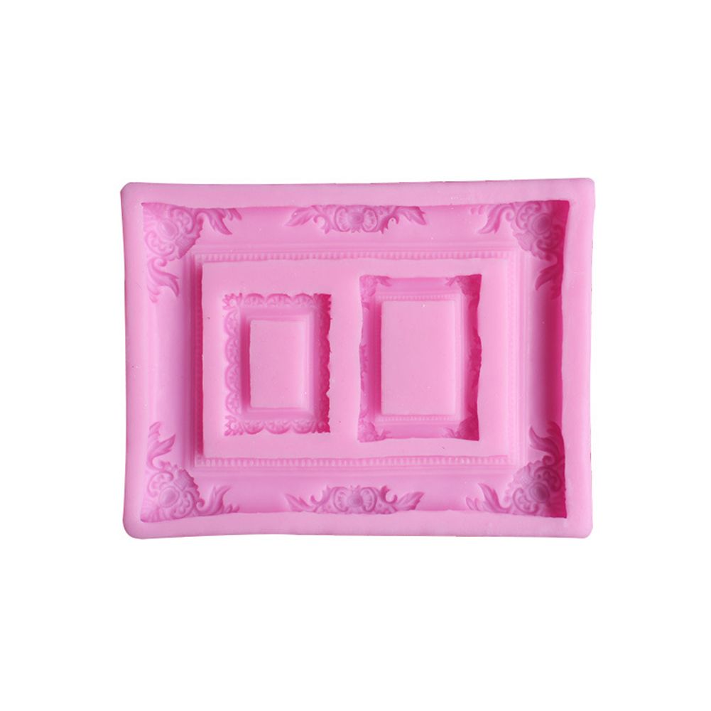 Retro Photo Frame Silicone Mold DIY Fondant Cake Chocolate Clay Decorative Tool