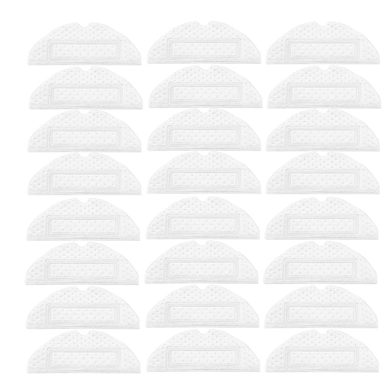 24Pcs Disposable Mop Cloth Replacement for Xiaomi Roborock S7 T7S Plus Robotic Vacuum Cleaner Pad Rags Spare Parts Kits