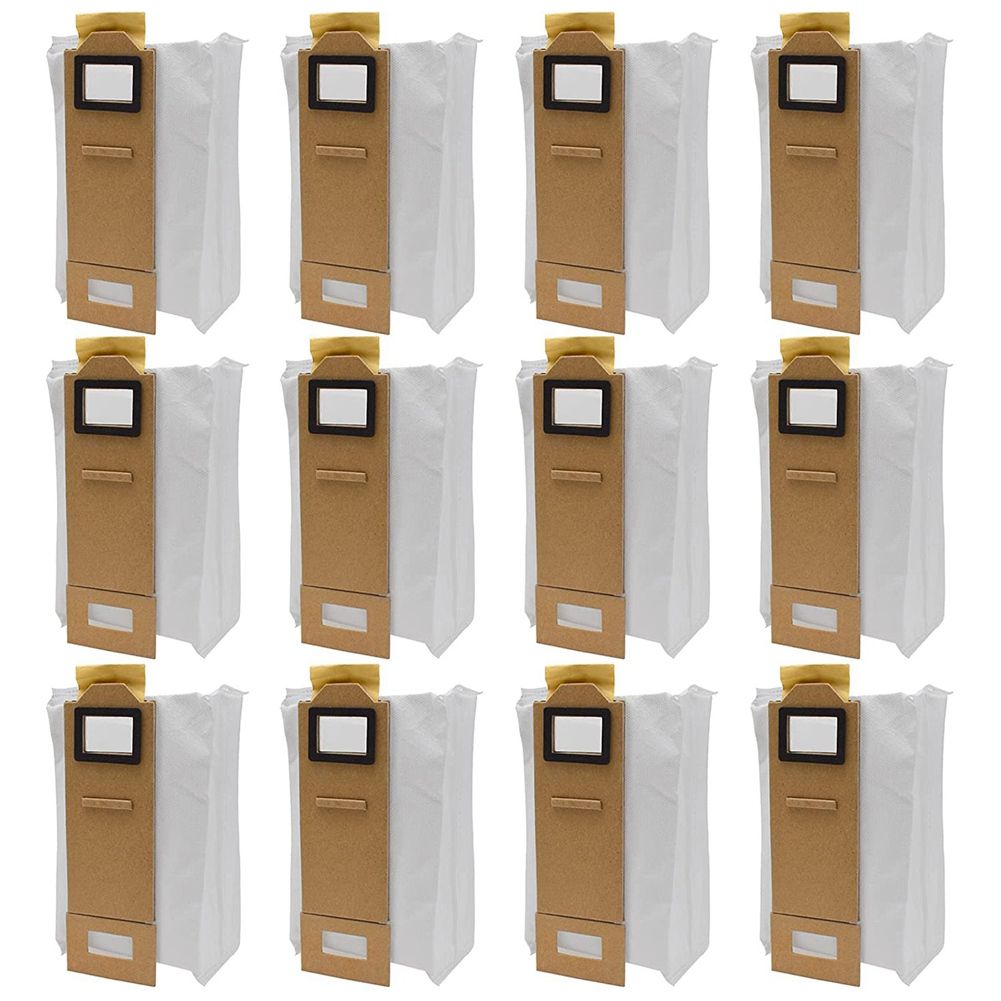 12 Pack Dust Bags Accessories for Xiaomi Roborock S7 T7S T7Plus T7Splus Vacuum Cleaner Replacement Parts
