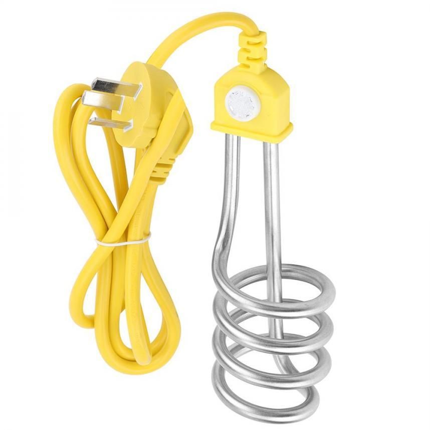 Portable Electric Immersion ater Boiler Spiral Tube Water ating Element 1800W 220V