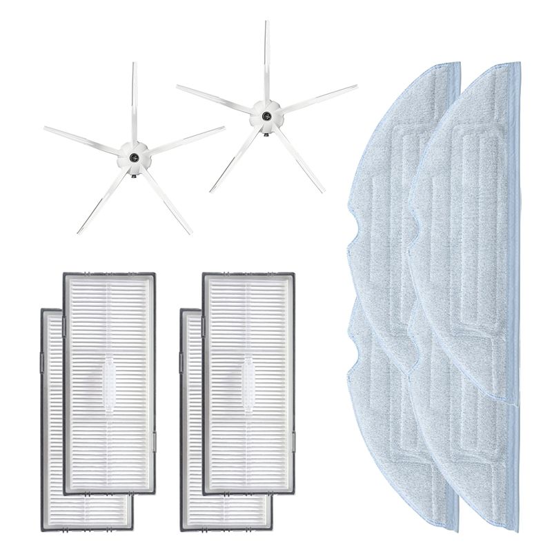 JOUYI For Roborock S7 T7S T7S Plus Robot Vacuum Cleaner Spare Accessories Set Filters Pentagonal Side Brushes Mop Cloths