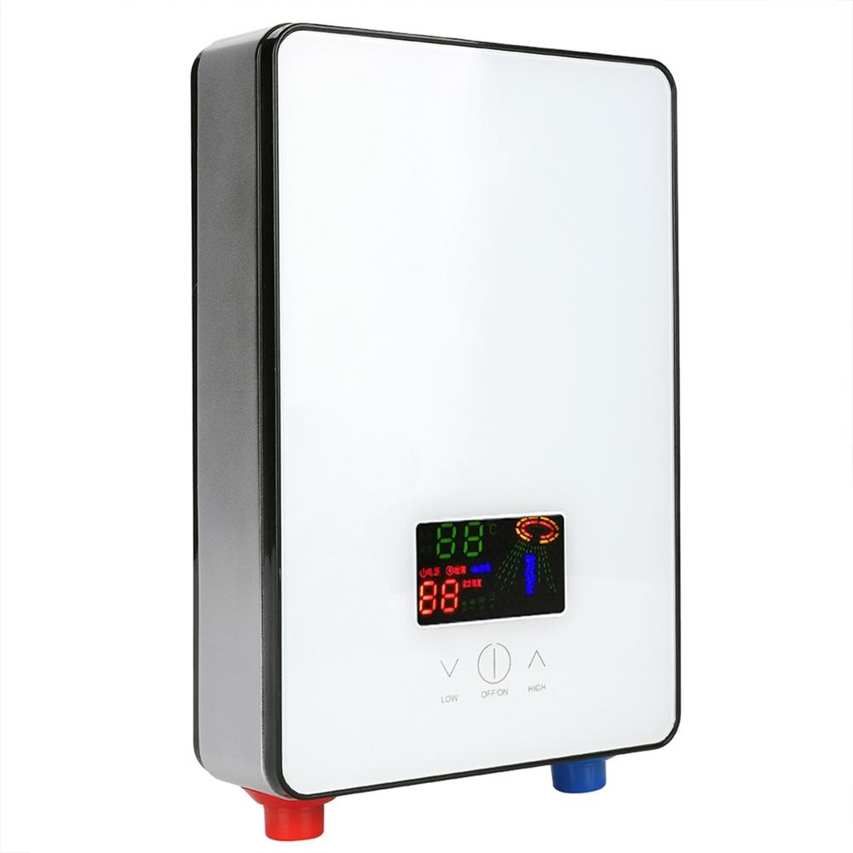 220V 6500W Tankless Instant Water Heater Electric Hot Shower Kit for Big Family