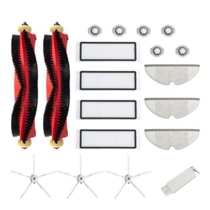 Detachable Roller Brush Kit for XiaoRoborock S6 S5 Max S60 S65 Vacuum Cleaner Mop Cloths Brushes Vacuum Cleaner-as shown