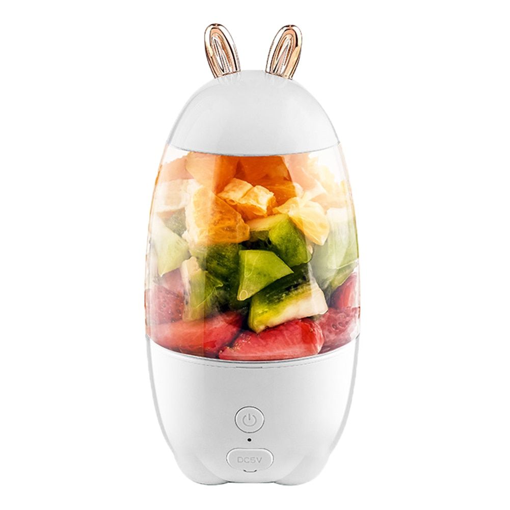 Mini Smoothie Blender Electric Fast Food Processor USB Charging Portable Mixer Rabbit Shape  Juice Cup Water
