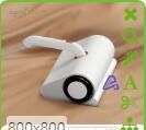 Delmar small mites removal instrument household bed mites removal vacuum cleaner CM300-white
