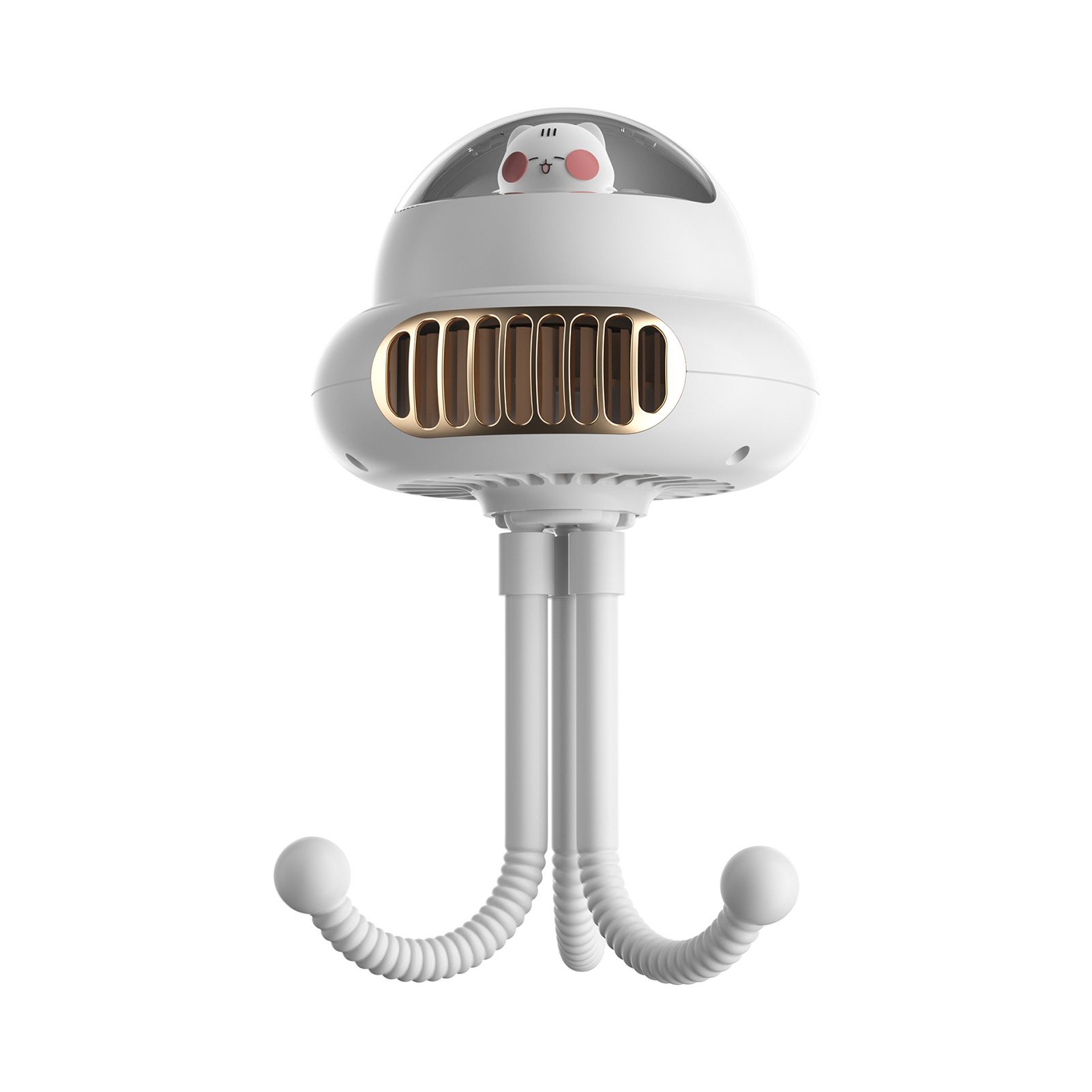 Personal Fan Natural Wind Octopus Shaped Summer Porle Bladeless Cooler Fan