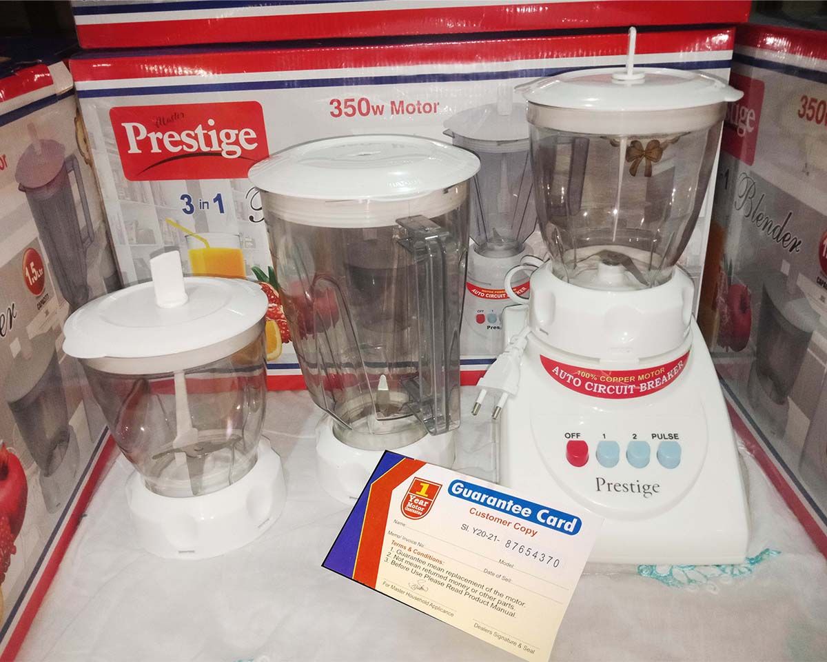Prestige Blender BL-601 Motor 350 W  Juicer, Blender & Grinder --- White - Blender Machine