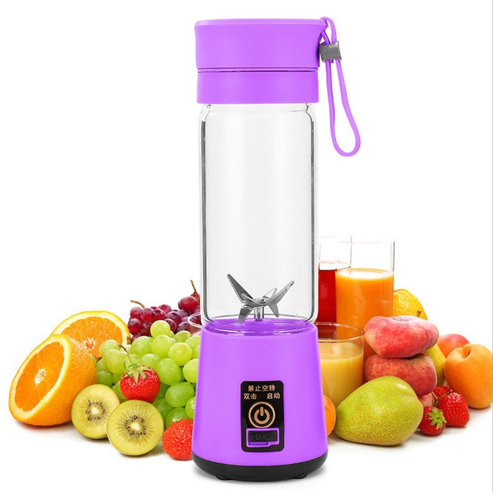 USB Rechargeable Mini Juicer Protable Juice Machine Fruit Juicer Handheld Home kitchen Multi-functional Mini Household Juicer