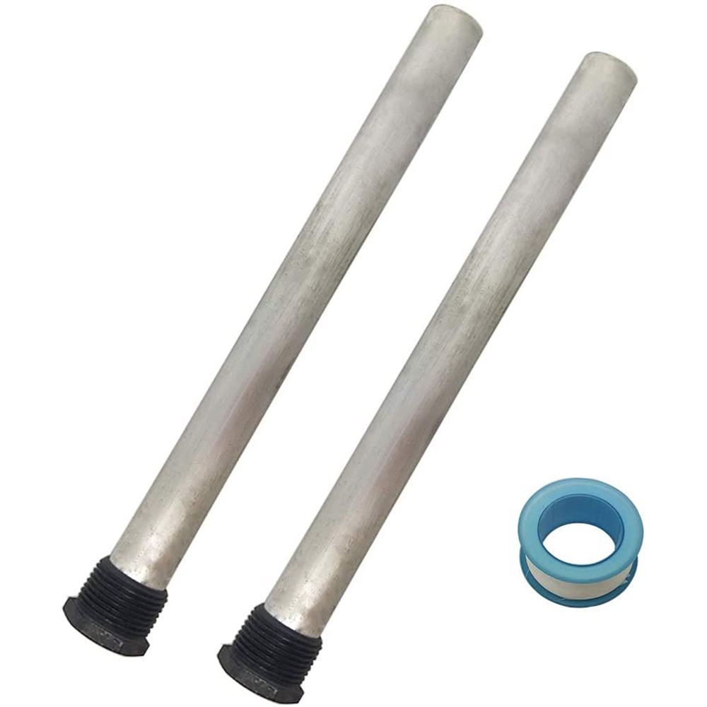2 Pack Rv Heater Anode Rod Magnesium- Rv Hot Water Tank Anode Rod for Suburban for Morflo - 9.25 & 3/4 inch Thread