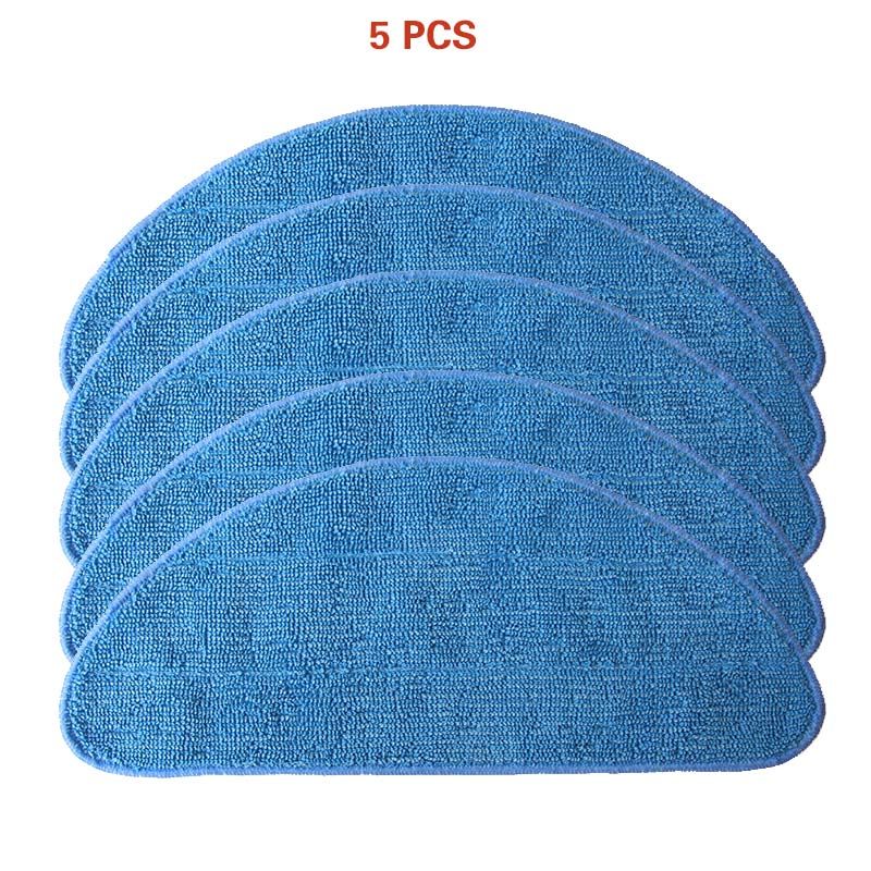 Replacement Parts For Ecovacs Deebot 605 Robot Vacuum Cleaner Main Brush Hepa Filter Side BrusMops Accessory Kit Clean Tools-5 Mops