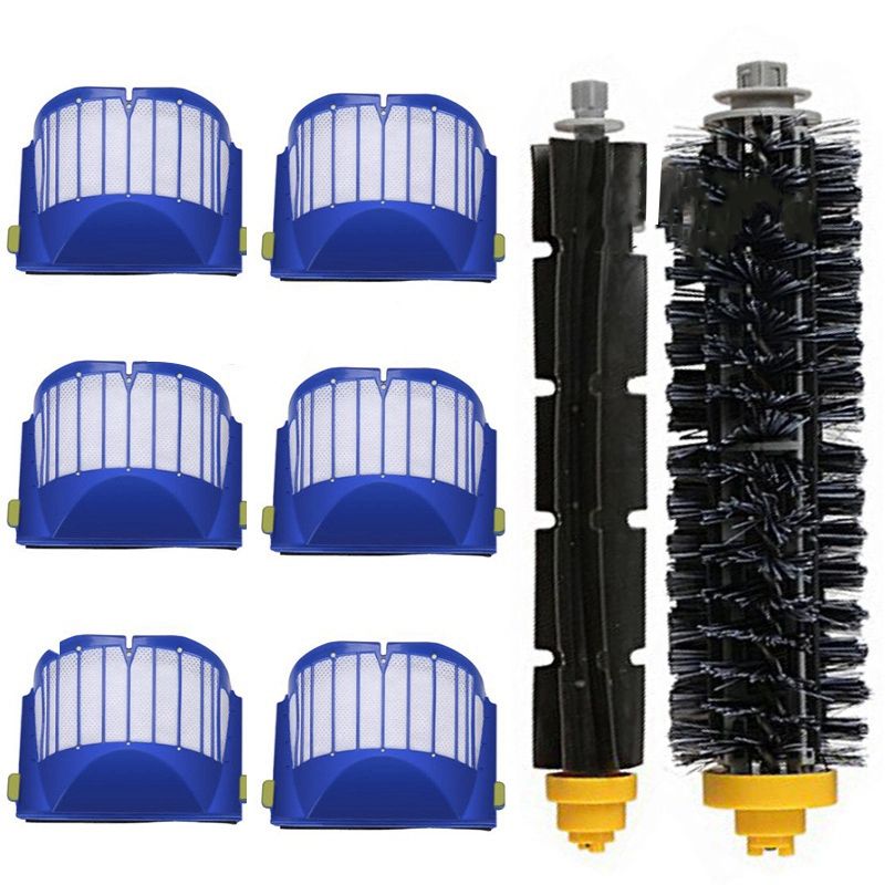 Replacement Part Kit for IRobot Roomba 600 Series 610 620 625 630 650 660 Vacuum Beater Bristle Brush+Aero Vac Filter