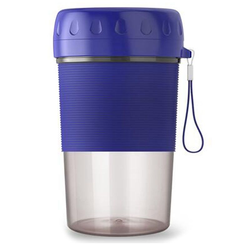 300Ml Mini Portable Electric Fruit Juicer USB Rechargeable Milkshake Machine Juice Machine Machine Kettle Juice Cup Blue