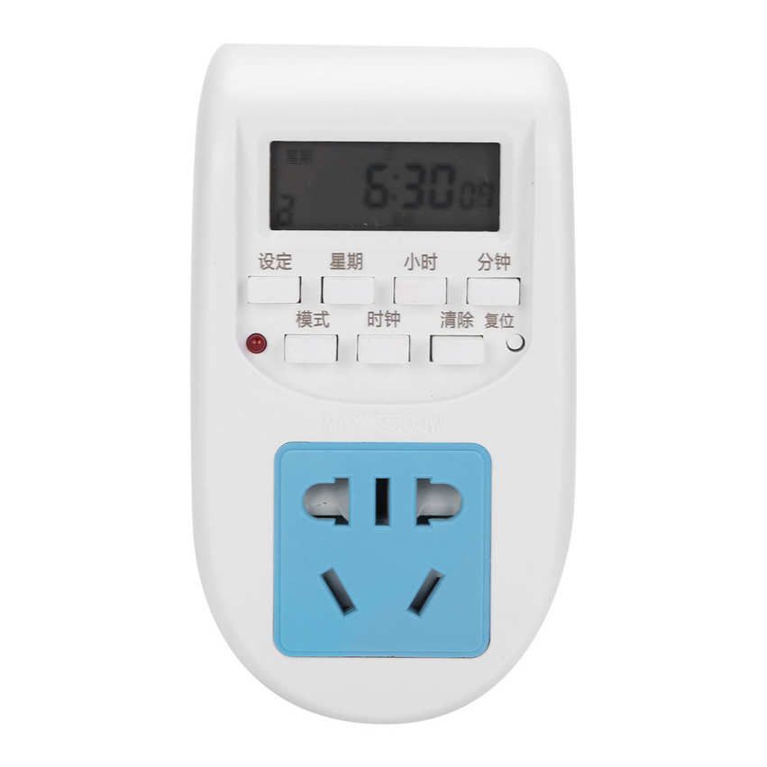 Romeng La AU Plug 220V Programmable Electrical Outlet Timer Reptile Digital Display Plug‑in
