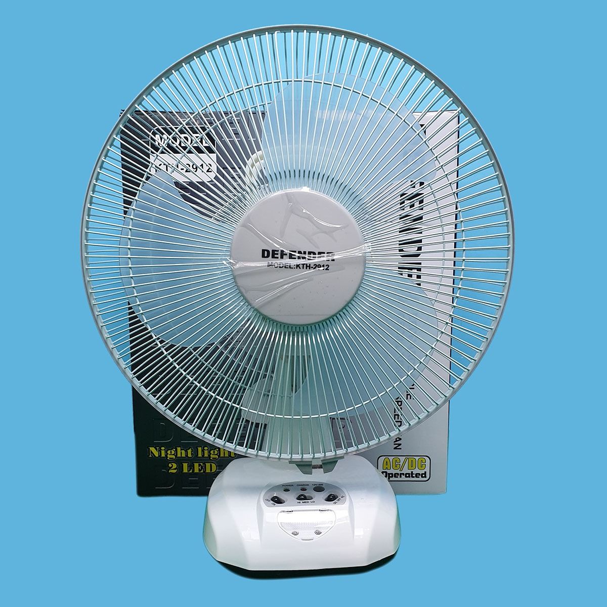 Rechargeable Fan Defender / kennede (12") 2912 (Service Warranty: 2 Years)