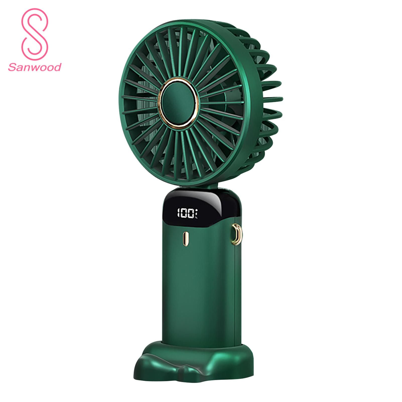 USB Fan Long Standby Time Fashion 5-speed Wind Handheld Cooling Fan