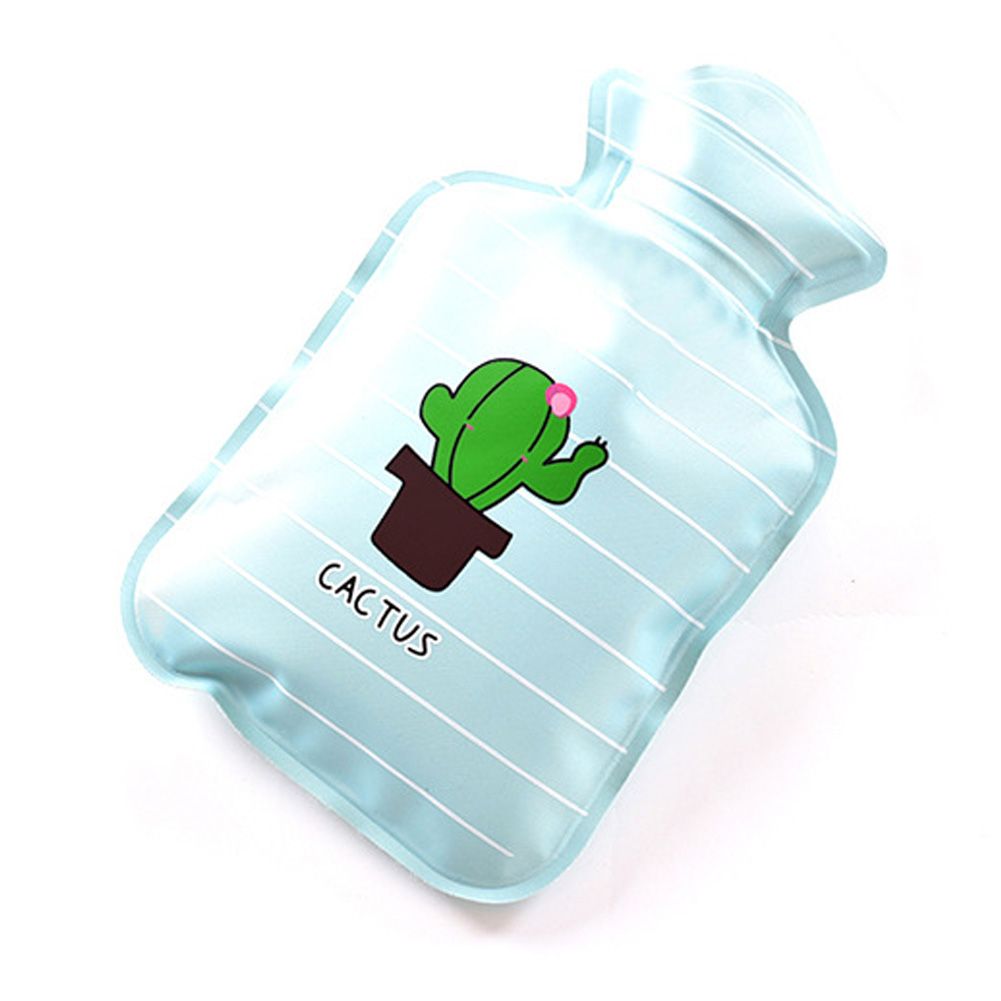 Yfashion ni Lovely Cartoon Hand Warm Water Bottle Portable Hand Warmer irls Pocket Hand Feet Hot Water Bag