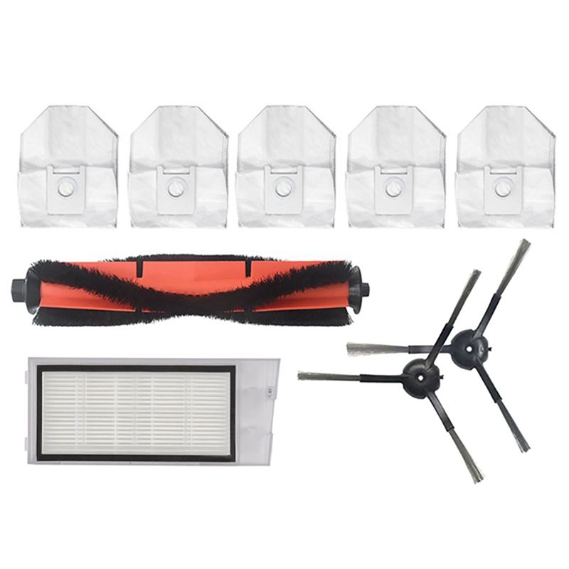 For ROIDMI EVE Plus Vacuum Cleaner Parts Main Side Brush HEPA Filter Dust Bag Accessories Replacement Parts