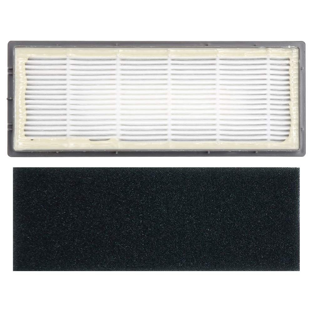 Replacement Accessories Kit Compatible For Ecovacs Deebot Ozmo 930 Robotic Vacuum Cleaner, 1 Main Brush 3  Efficiency Filters 4 Side Brushes
