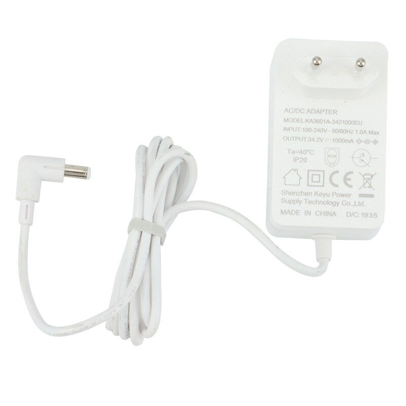Power Adapter with EU Plug for RoidF8 NEx X20 X30 Pro Wireless Hand Held Vacuum Cleaner Charger Replacement Parts-Auburn