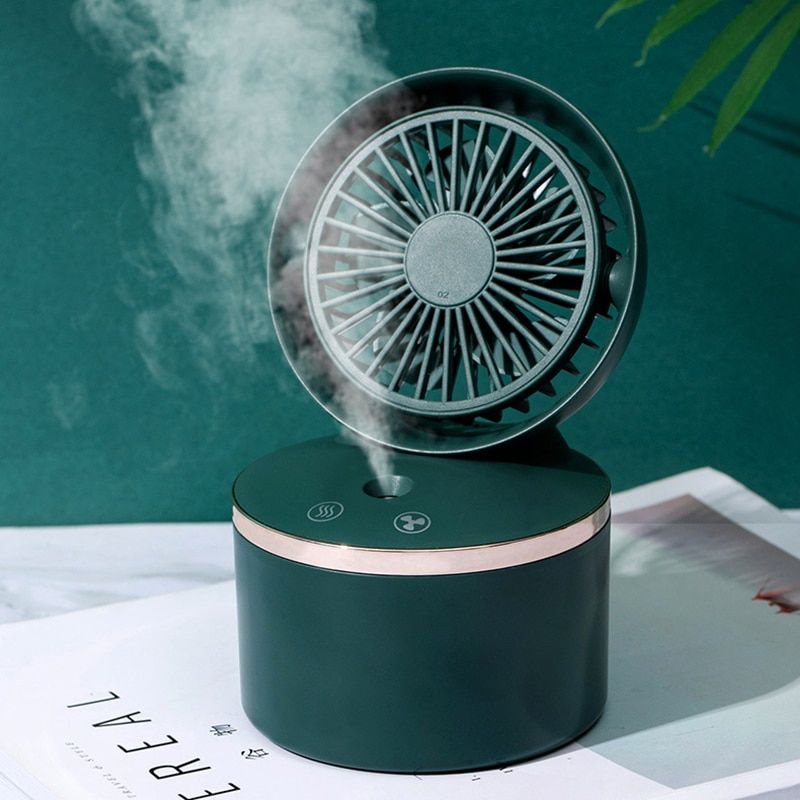 2021 New Spray fan usb Home Office Moisturizing Humidifier fan Desktop fan