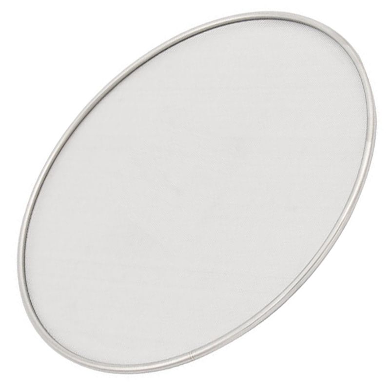 Air Fryer Accessories Stainless Steel Oil Splatter Screen Anti Grease Splash Scald Proof Frying Pan Cover Oil Net