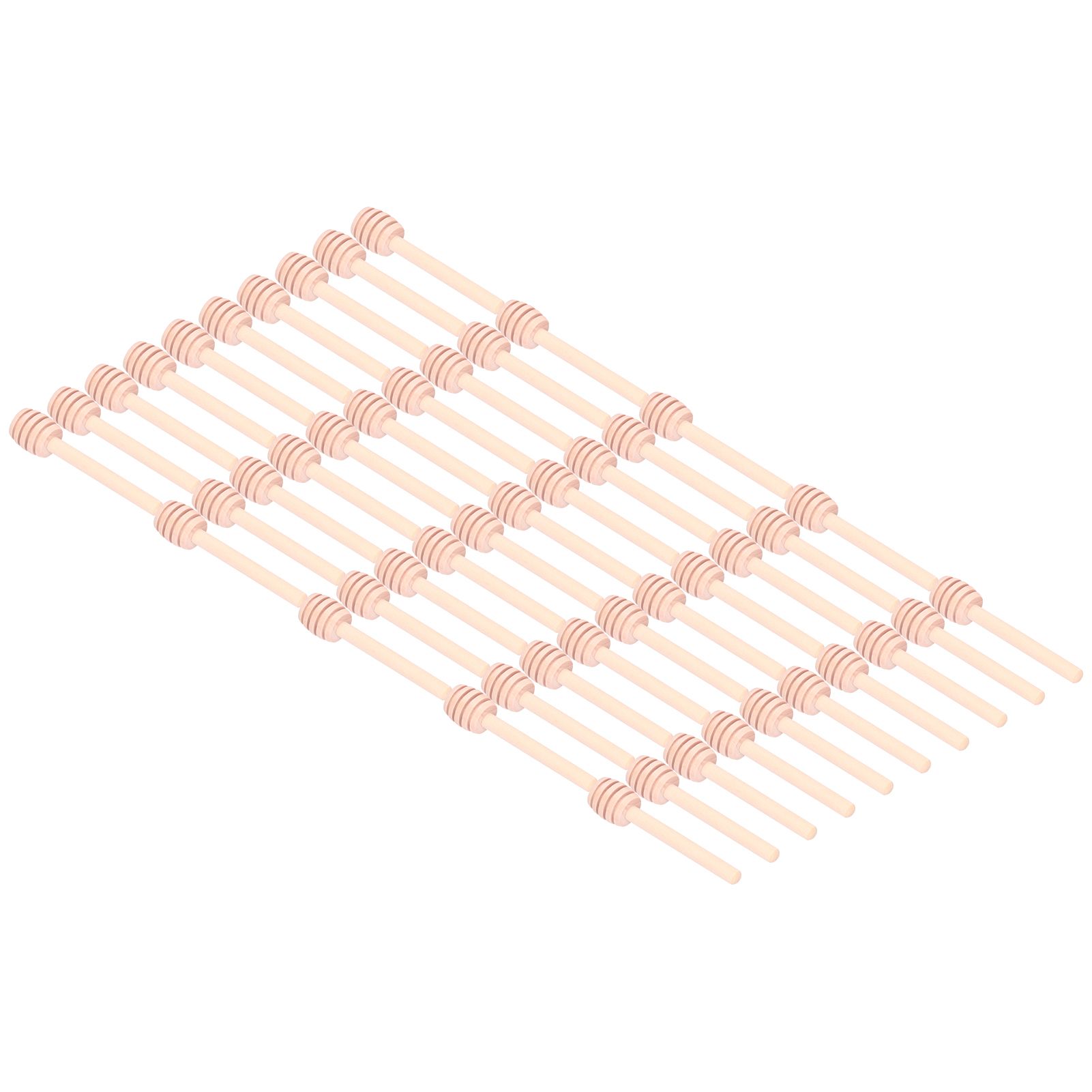 Honey Mixing Stirrer Portable Wellpolished 100Pcs Wood Stick For