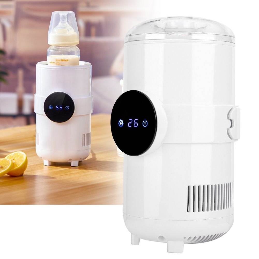 Intelligent Car Cup Cooler Warmer Electric Temperature Control Heating Mug Holder US 100-240V