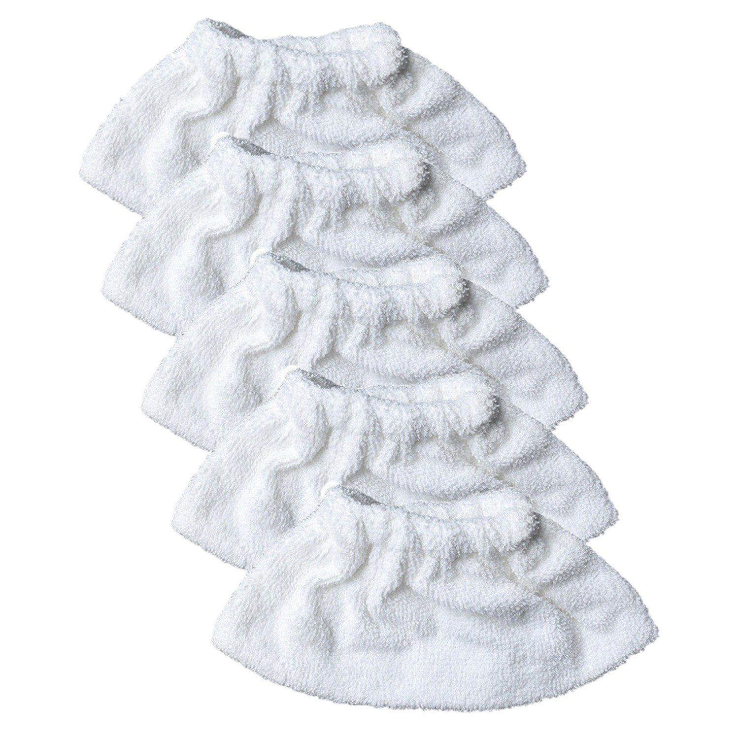 5 Pcs Brush Head Cover Cover for KARCHER SC2 SC3 SC4 SC5 Steam Cleaner Accessory - white