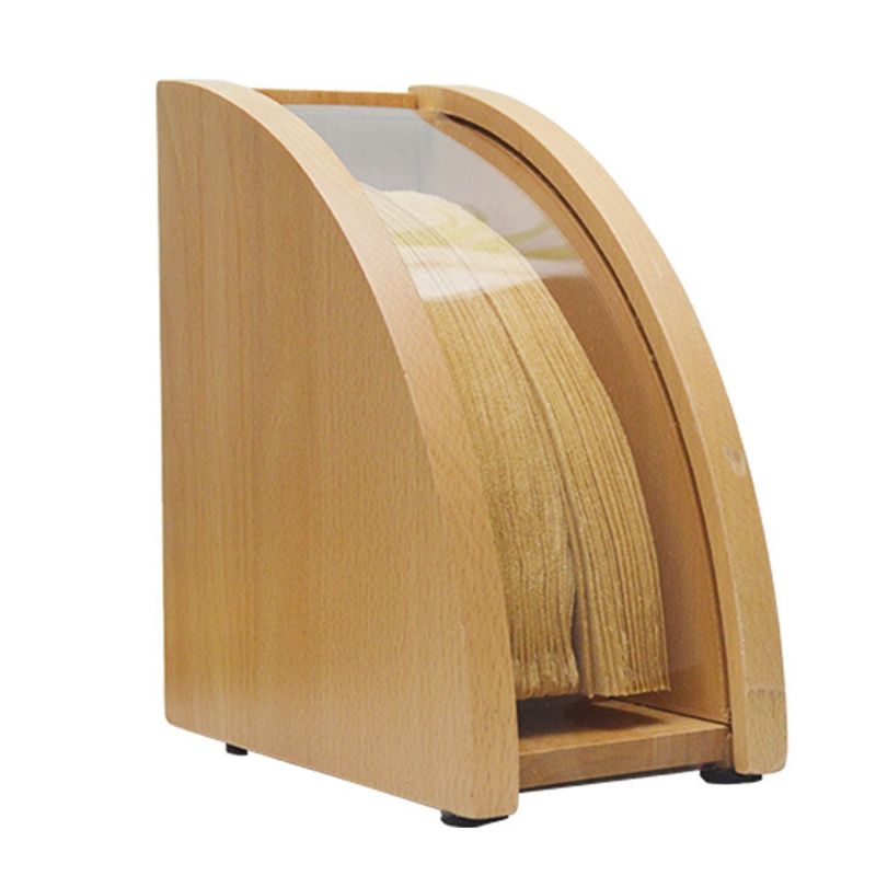 Hand-Drip Coffee Filter Paper Holder with Lid V60 Tapered Filter Paper Box Storage Rack Dust-Proof