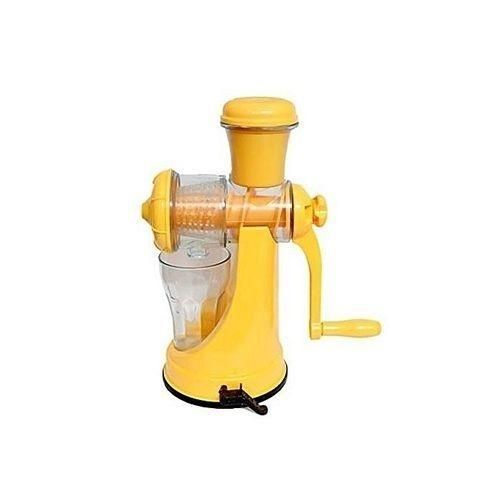 Hand Maker Heavy Plastic Fruit and Vegetable Juicer - Orange