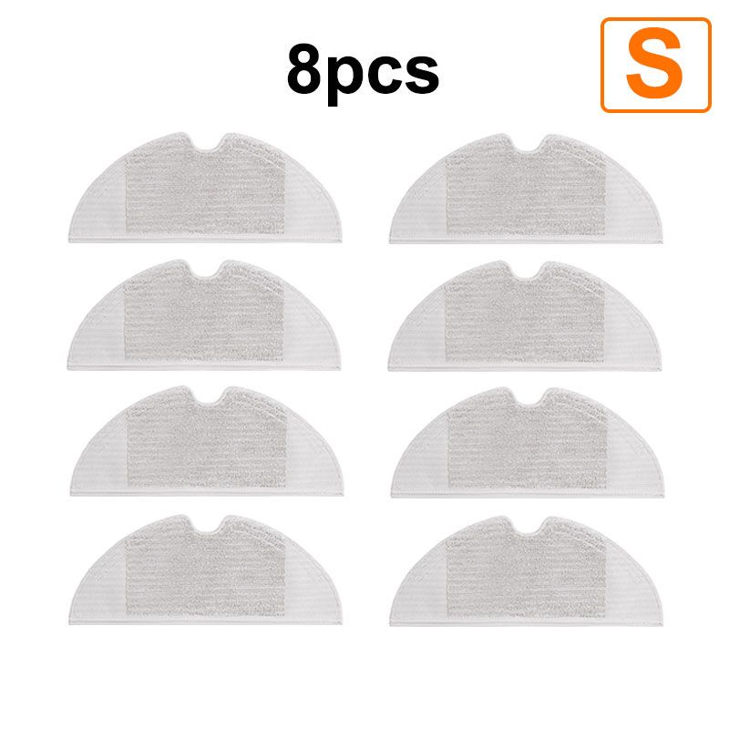 Hepa Filter Side  Main Brush Mop Cloth  Vacuum Cleaners Parts Accessories For XiaoRoborock S50 S51 S55  S60 S6 Pure S5Max-8  Mop Cloth