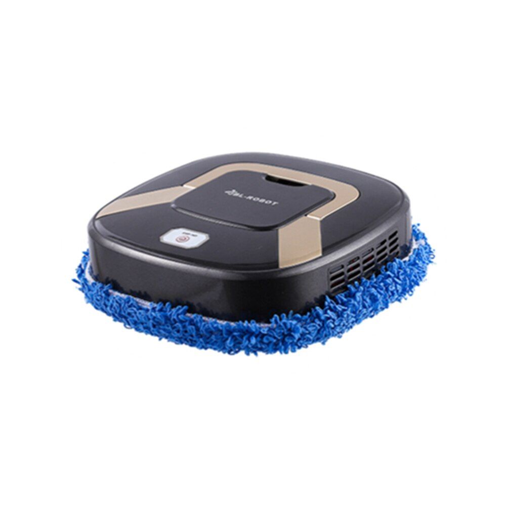 Robot Vacuum Cleaner Smart Planned Dual Use Multi-function Cleaning Machine Intelligent Auto Mop Dust Wireless Sweeper For Home-Dark Gray